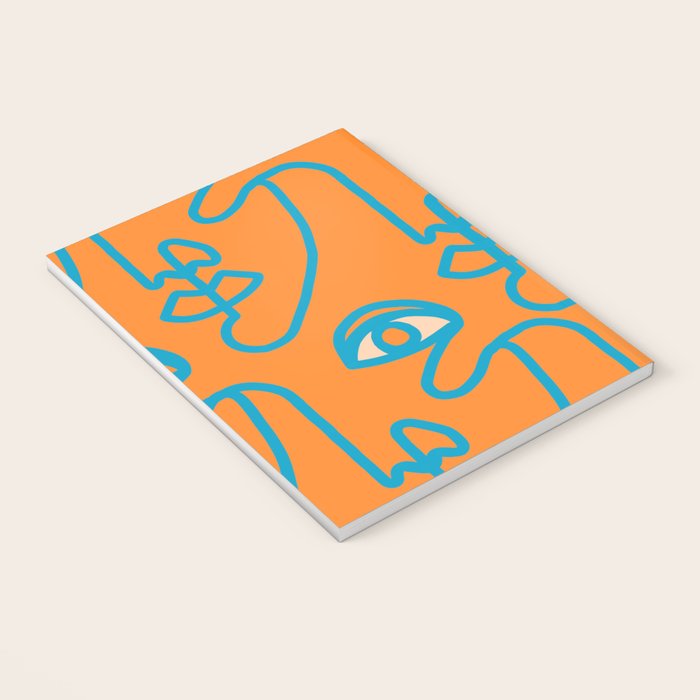 Multi Faced Tangerine Notebook Gallery Image 3