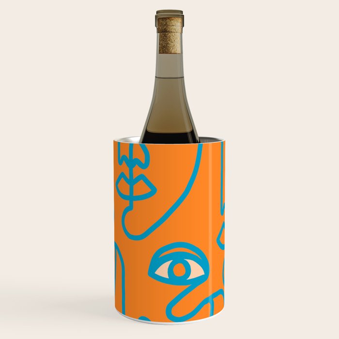 Multi Faced Tangerine Wine Chiller Gallery Image 2