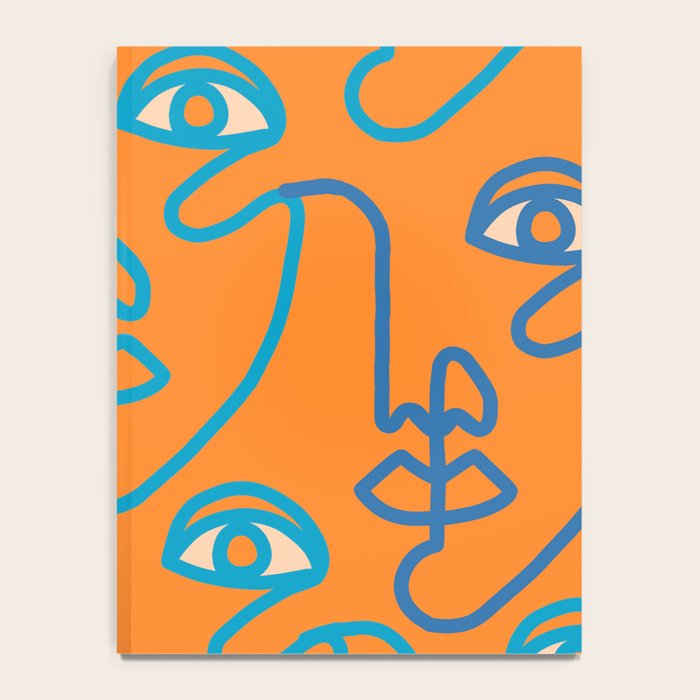 Multi Faced Tangerine Notebook Gallery Image 4