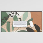 Abstract Art Tropical Leaves 52 Desk Mat Gallery Image 1