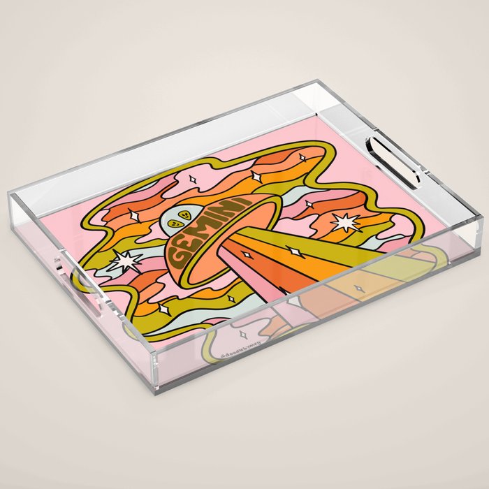 Gemini UFO Acrylic Tray Gallery Image 1