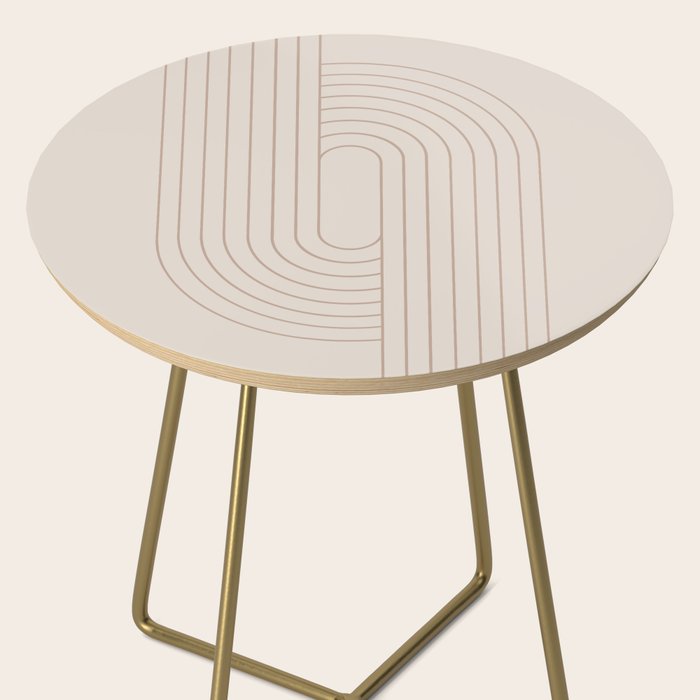 Oval Lines Abstract XXIX Side Table Gallery Image 2