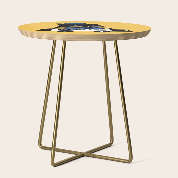 Here comes the cat pawlice Side Table Gallery Image 1