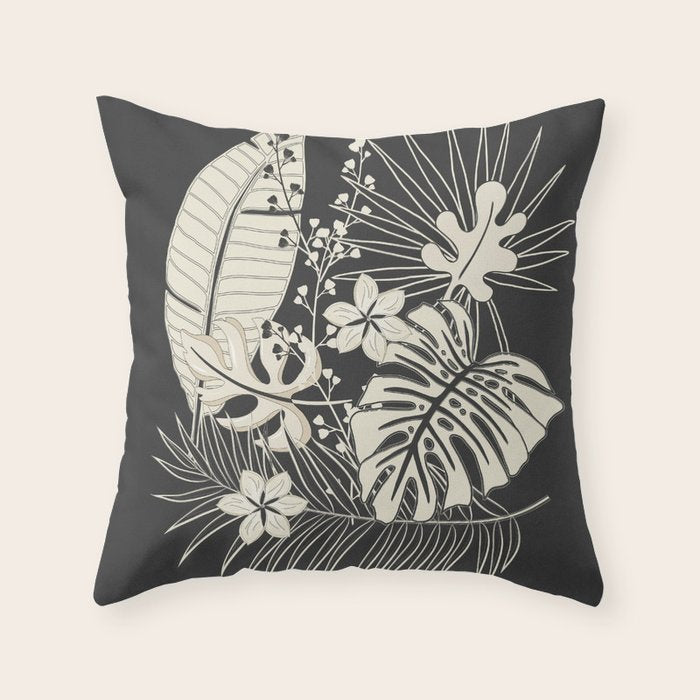 Minimal Botanica 1 Throw Pillow Gallery Image 6