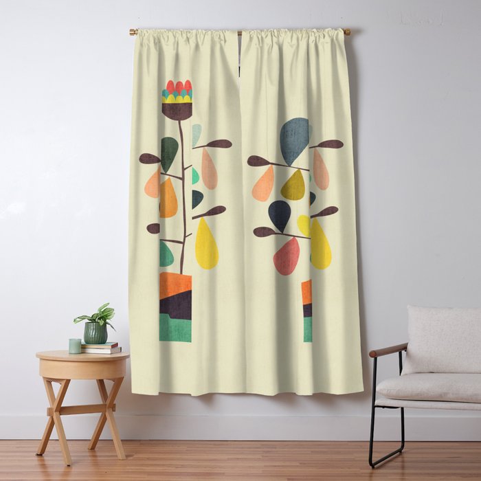 Potted Plant 4 Window Curtain Gallery Image 5