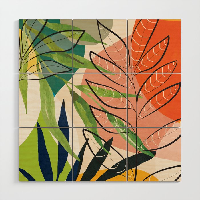 Peaceful Garden Feelings 10 Wood Wall Art Gallery Image 1