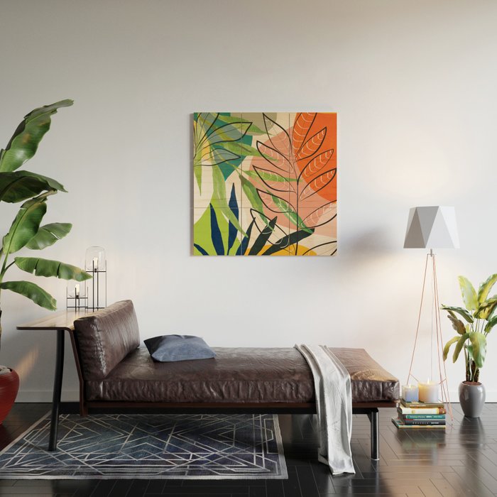 Peaceful Garden Feelings 10 Wood Wall Art Gallery Image 2