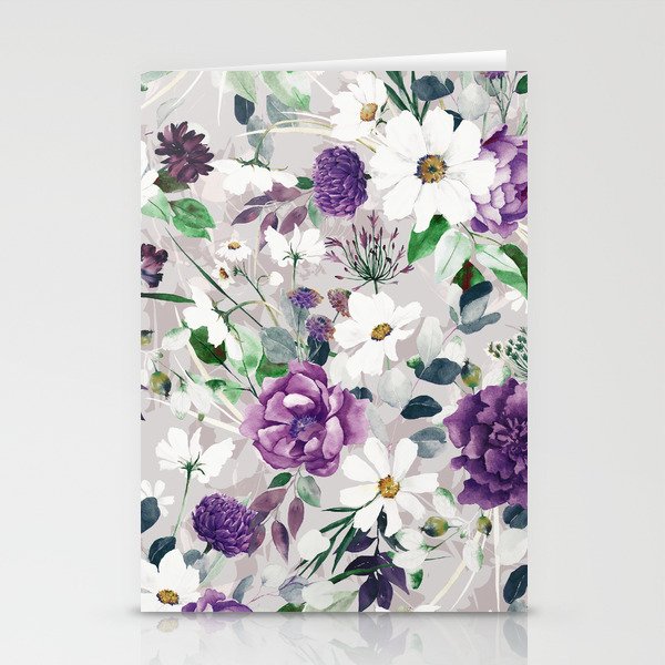 Lush lilac garden Stationery Card Gallery Image 1