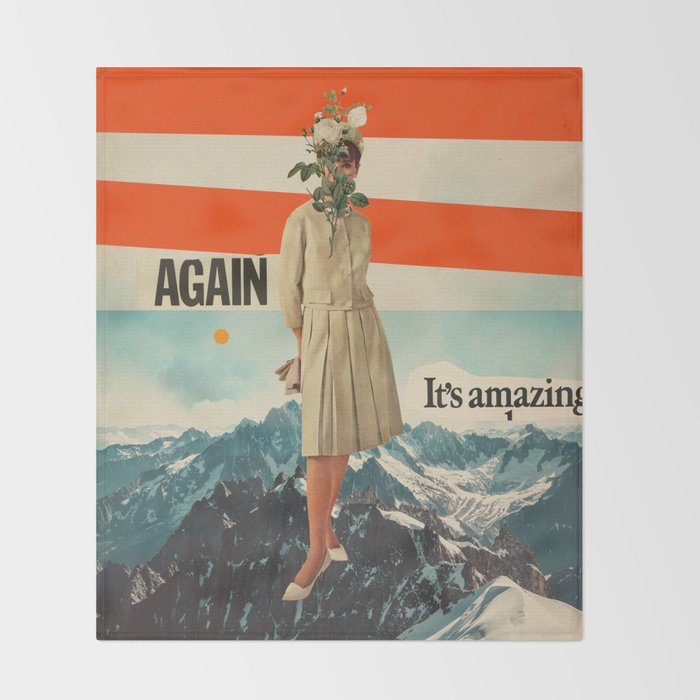 Again, It's Amazing Throw Blanket Gallery Image 2