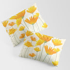 Golden Poppy Field Pillow Sham Gallery Image 3