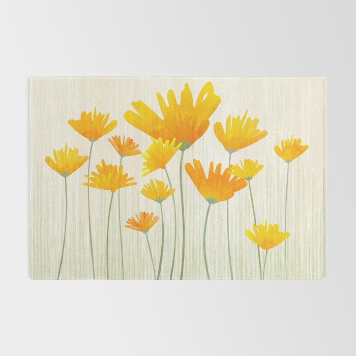 Golden Poppy Field Rug Gallery Image 2