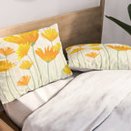 Golden Poppy Field Pillow Sham Gallery Image 2