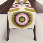 Mid Mod Flowers Table Runner Gallery Image 1