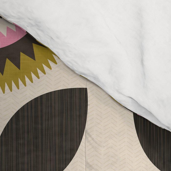 Mid Mod Flowers Comforter Gallery Image 4