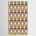 Mid Mod Flowers Tablecloth Gallery Image 2