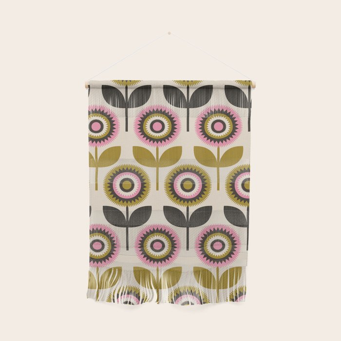 Mid Mod Flowers Wall Hanging Gallery Image 1