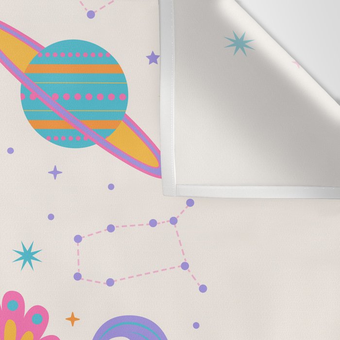 Space Unicorn - Neon Rainbow Wall Tapestry Gallery Image 3