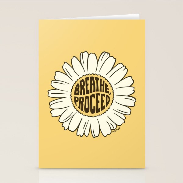 BREATHE, PROCEED Stationery Card Gallery Image 2