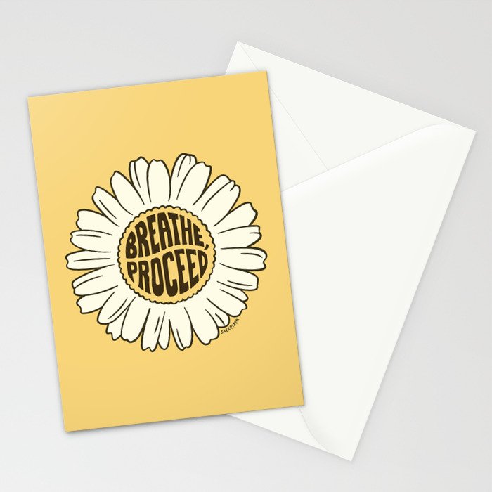 BREATHE, PROCEED Stationery Card Gallery Image 2