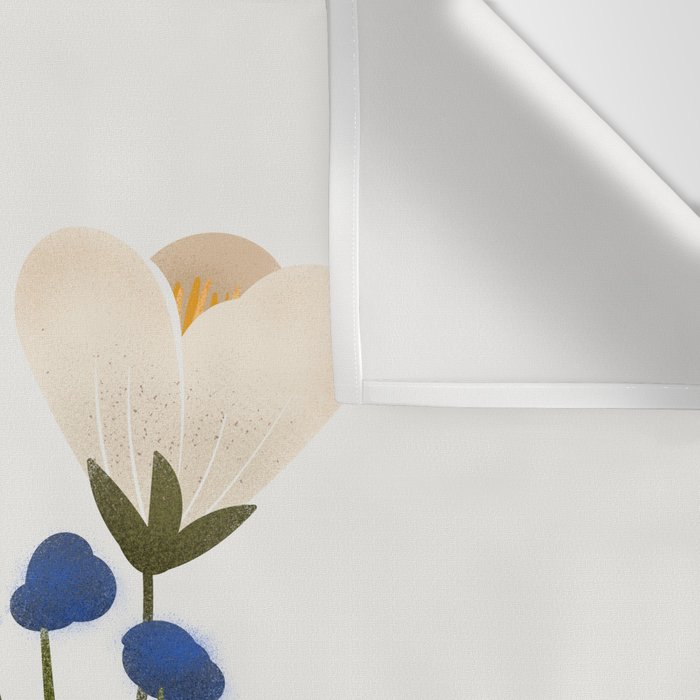 Delicate florals Wall Tapestry Gallery Image 3