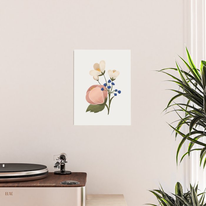 Delicate florals Poster Gallery Image 2