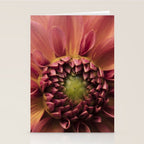 Her Heart Was Ready to Bloom - dahlia photo botanical flower art decor Stationery Card Gallery Image 2