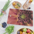 Her Heart Was Ready to Bloom - dahlia photo botanical flower art decor Cutting Board Gallery Image 2