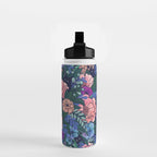 Wild Flowers (on Blue) Water Bottle Gallery Image 2