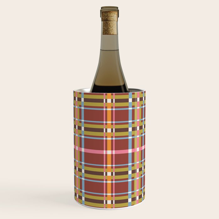 Autumn Tartan Charm Wine Chiller Gallery Image 1