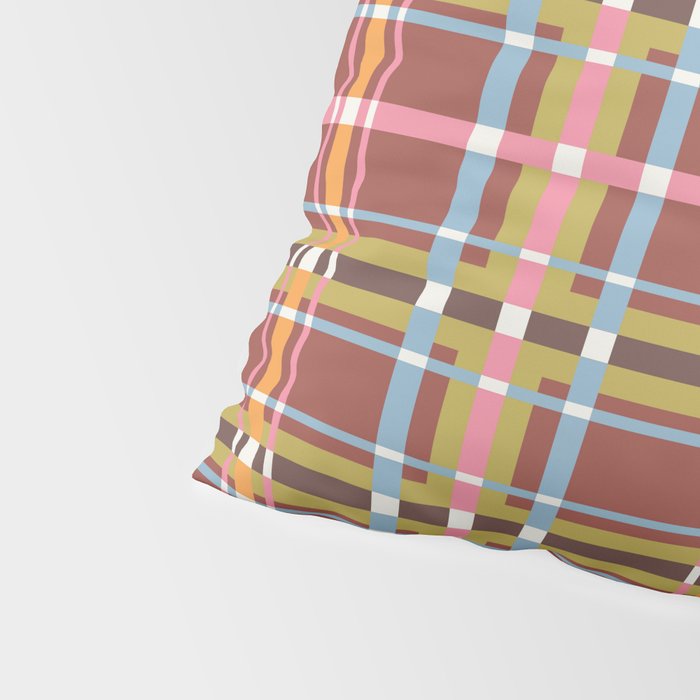 Autumn Tartan Charm Pillow Sham Gallery Image 4
