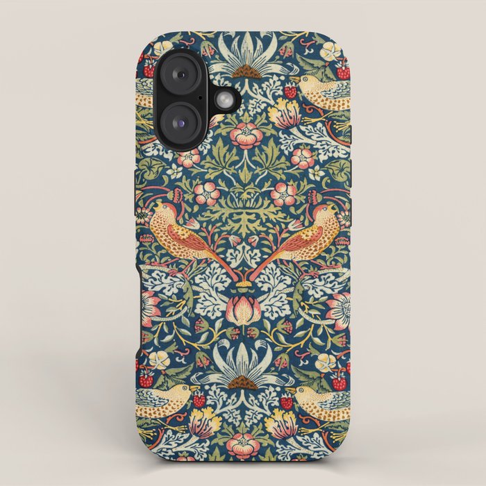 Vintage William Morris Strawberry Thief  iPhone Case Gallery Image 1