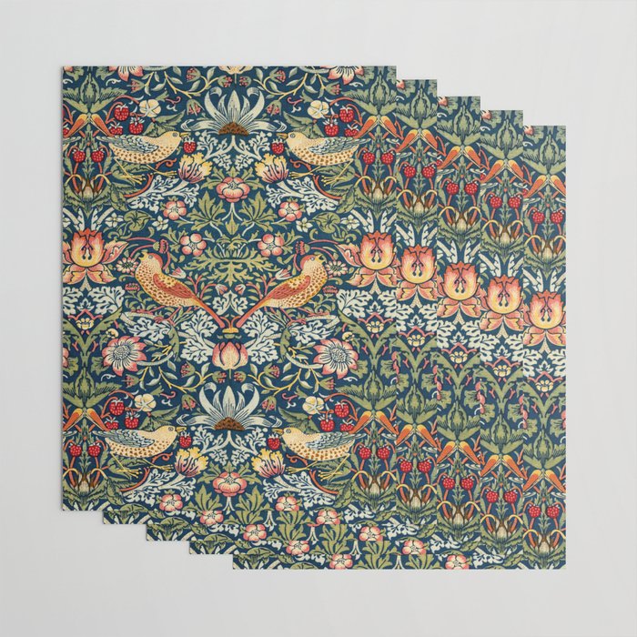 Vintage William Morris Strawberry Thief  Wrapping Paper Gallery Image 3