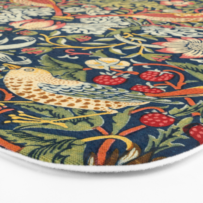 Vintage William Morris Strawberry Thief  Bath Mat Gallery Image 3