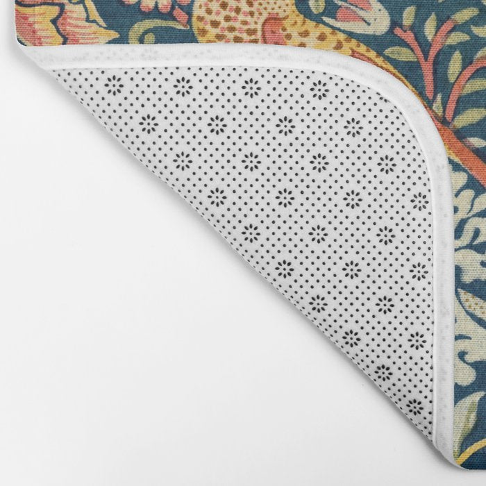 Vintage William Morris Strawberry Thief  Bath Mat Gallery Image 2