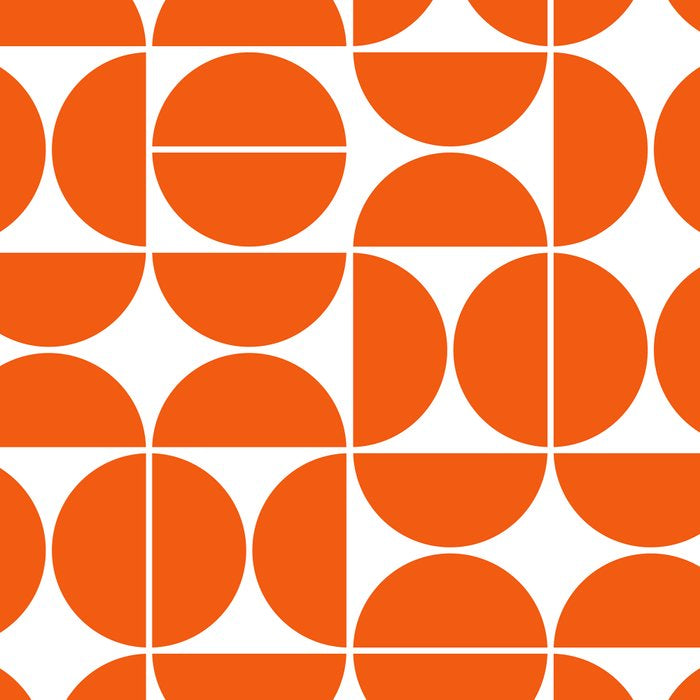 Mid Century Modern Geometric 04 Orange Coffee Mug Gallery Image 2