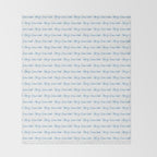 Blue Happy Hanukkah Hand Lettered Throw Blanket Gallery Image 2
