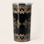 Fleur-de-lis - Black and Gold #1 Travel Mug Gallery Image 1