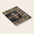 Fleur-de-lis - Black and Gold #1 Notebook Gallery Image 2