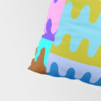 Funky Modern Wavy Shapes 2.0 | Color Block Pattern Pillow Sham Gallery Image 4