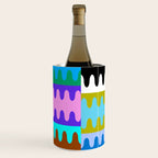 Funky Modern Wavy Shapes 2.0 | Color Block Pattern Wine Chiller Gallery Image 2