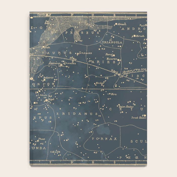 Vintage Astronomical Charts - Stars and Constellations Notebook Gallery Image 4