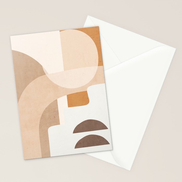 Abstract Minimal Shapes 19 Stationery Card Gallery Image 2