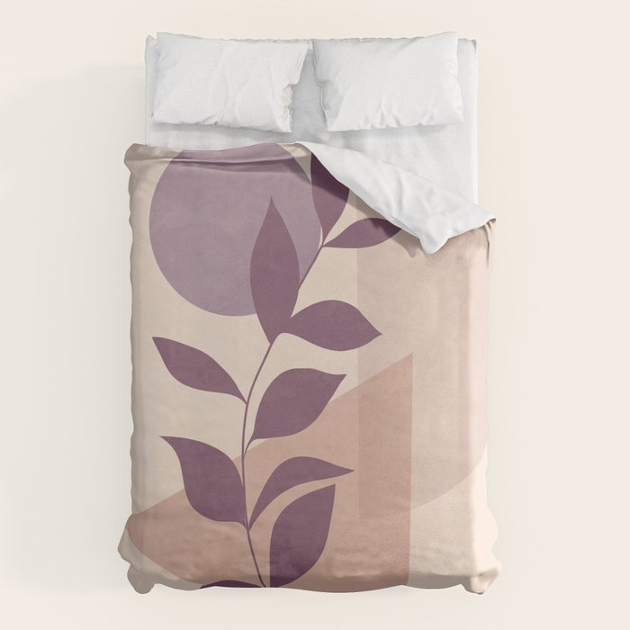 Minimal Abstract Art Plant 12 Duvet Cover Gallery Image 6