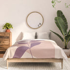 Minimal Abstract Art Plant 12 Comforter Gallery Image 3