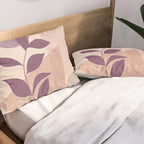 Minimal Abstract Art Plant 12 Pillow Sham Gallery Image 2