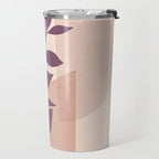 Minimal Abstract Art Plant 12 Travel Mug Gallery Image 2