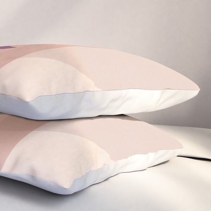 Minimal Abstract Art Plant 12 Pillow Sham Gallery Image 3