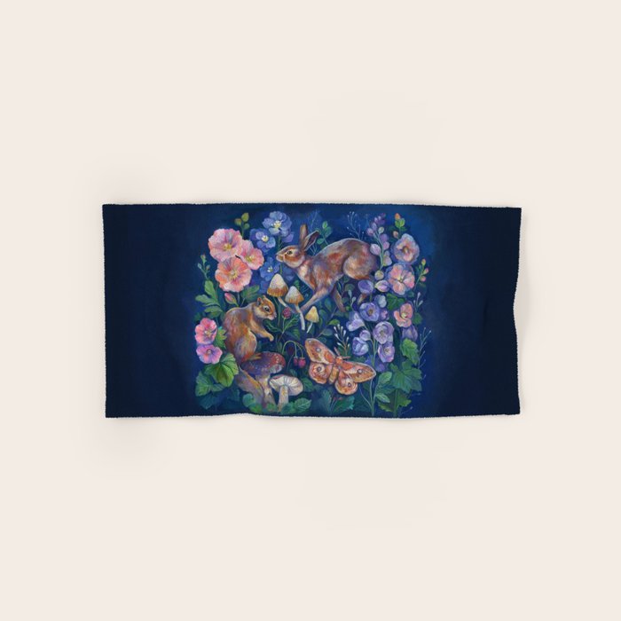 Spring Flower Garden Bath Towel Gallery Image 1