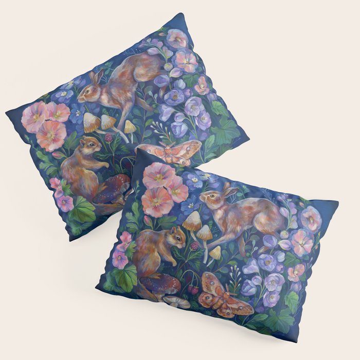 Spring Flower Garden Pillow Sham Gallery Image 1