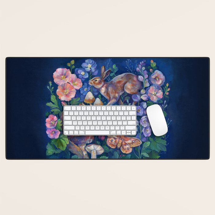 Spring Flower Garden Desk Mat Gallery Image 1